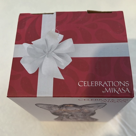 NIB Mikasa Crystal Praying Angel Tealight Holder - Picture 7 of 8